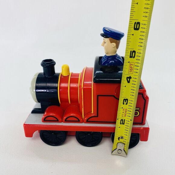 James Thomas The Tank Engine and Friends Push N Go Red Train Toy 2007 Gullane 6" - Picture 7 of 8